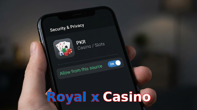 Game list for Royal X Casino apk section