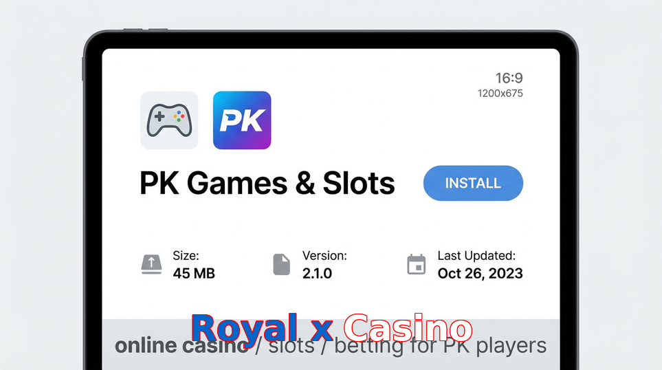 Game list for Royal X Casino gameapk section