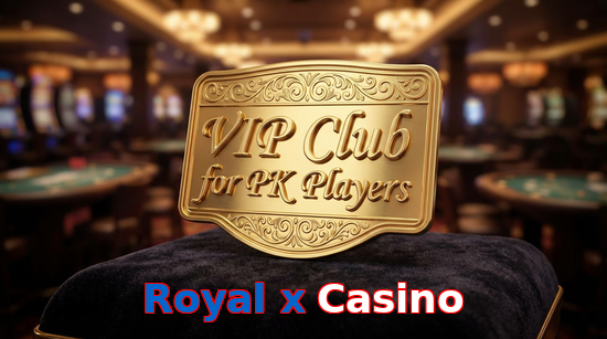 Main screen of Royal X Casino vip page for PK players