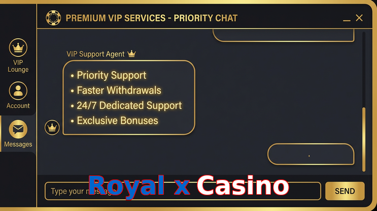 Payment and PKR controls in Royal X Casino